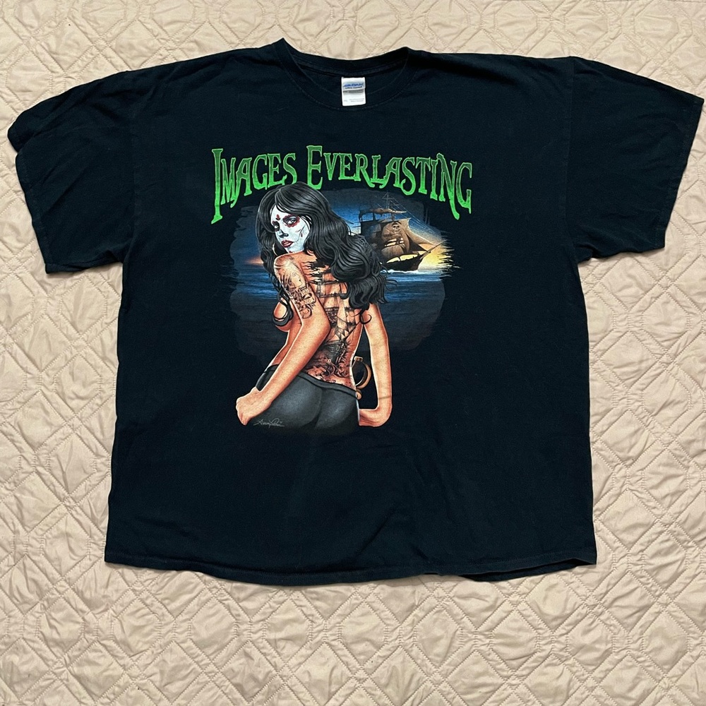 La Muerte Pirate Graphic Images Everlasting Tattoo Shop Tee